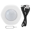 Miniatyrbillede 1 af 8: Intelligent infrarød Menneske- og Dyresensor WIFI APP Alarm PIR Hjemovervågning Sikkerhed