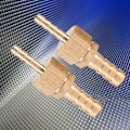 Miniatyrbillede 4 af 7: 2 stk 4--10 mm messing slange Hulling hale reducer reducerende stik kontakt