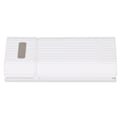 Miniatyrbild 8 av 8: DIY Mobile Power Bank Fodral H02B 21700 Batteriladdare 2 Batterier Box TYPE C Micro Input Snabbladdning Vit