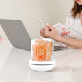 Miniatyrbild 6 av 8: Saltkristalllampa Nattljus USB Aroma Diffuser Salt Lampa Färgglad Salt Crystal Lamp Doft Olje Diffuser för kontor Yoga Sovrum