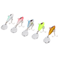 Miniatyrbillede 7 af 8: 5 stk. 10g Metal Fiskeblinkere Agner Vib Paljetter Fiskeblinker Kunstig Hård Fiskeagn til Ferskvandsbas