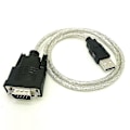 Pikkukuva 2 / 4: RJ45 - DB9 sarjakaapeli RS232 - USB-sovittimella - Cat5 Ethernet LAN-liitäntä