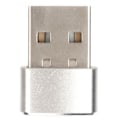 Miniatyrbild 1 av 8: Mouse Jiggler 2 lägen Håll skärmen aktiv Switch-knapp Plug and Play Mini Mouse Shaker för spelmötespresentation Silverfärg