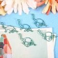 Miniatyrbilde 5 av 7: 12 stk klips dinosaur-formet fargebelagt multifunksjonelle tykke klips 3x3cm