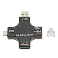 Pikkukuva 7 / 8: USB-C Jännitevirranmittauslaite LCD-näyttö Korkea tarkkuus USB Type C Micro USB Värillinen testaaja 3,6‑32V 0‑5,1A