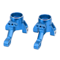 Miniatyrbilde 4 av 8: RC Bil Styringskopp Aluminiumslegering Oppgradering Knuckle Arm for Traxxas 4 Tec C8 1/10 Kjøretøy 1 Par Blå