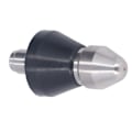 Miniatyrbillede 6 af 8: Højtryksrenser Turbo Dysespids Spids 5000PSI Mini Kompakt Turbo Dysespids i Rustfrit Stål til Udskiftning Midt Hoved Bag 6 Huller 1/4in NPT