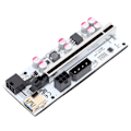 Pikkukuva 2 / 8: PCIE Riser-sovitin kortti 8 kondensaattoria 6PIN-liitäntä Vakaampi signaali Hyvä yhteys PCI E Riser Express-kaapeli
