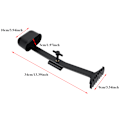 Miniatyrbillede 8 af 8: Slidstærk Plastpil Arrow Quiver Bueskyttetilbehør til Compound Bow Recurve Target Jagt