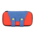Miniatyrbillede 2 af 8: Til Switch Lite Bæretaske EVA Rejsetaske til Spilkonsol Tilbehør med Dobbelt Lynlås Rum Rød Blå til Switch Lite