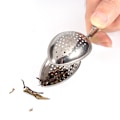 Miniatyrbilde 3 av 8: Rustfritt stål løs te-infuser blad sil filter diffuser urte krydder vanndråpe pincher