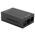 Miniatyrbillede 2 af 8: Aluminiumlegeringskabinet Mesh Shell Vent Overflade Sort Bundkortsskjold til Raspberry Pi