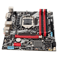 Miniatyrbillede 4 af 8: B75 S Mining Moderkort Dual Channel DDR3 LGA1155 Støtter VGA DVI HD Multimedia Interface ATX Moderkort med Gigabit NIC