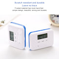 Miniatyrbild 6 av 6: Pillerdosa med Alarm Elektronisk Pillerorganisatör med LCD-Skärm 6 Fack Digital Pillerpåminnelse Utomhus Bärbar Mini Pillerdosa med Alarm