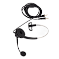 Miniatyrbillede 2 af 8: H360‑PC PC Monaural Headset Ledningsført Enkelt Øre Headset med 3 Sektioner Dobbelt 3,5 mm Stik og Støjreducerende Mikrofon