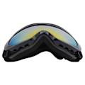 Miniatyrbillede 4 af 8: Skisnowboardbriller til børn Dobbeltlags linser Anti-dug UV-beskyttelse Snebriller (sort rød)
