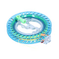 Miniatyrbilde 8 av 8: Utendørs drageflyvningsline Winder String Winding Håndtak Spole Grip 16CM Hjul med 100M Line