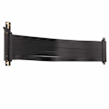 Pikkukuva 6 / 8: PCIE 4.0 X16 Riser-kaapeli korkean nopeuden joustava 90 asteen suorakulmainen PCIE-portti GPU-näytönohjaimen jatkokaapeli 40 cm
