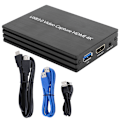 Miniatyrbillede 1 af 8: S300 4K HDMI Capture Card USB 3.0 Driverfri Game Live Mikrofon 1080P HD Loop Videooptagelsesboks