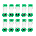 Pikkukuva 1 / 8: 10 kpl kyynärliitäntää PPR-letkujen liitäntään Quick Push Connection Set Kit uima-altaalle 20 mm / 0,79 tuumaa