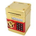 Miniatyrbild 7 av 8: Spargris Pengar Mynt Kan Auto Scroll Papper Pengar Sparlåda Mini ATM Mynt Bank Pengar Spara Box med Lösenord för Pojkar Flickor Leksak Present Guld
