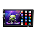 Miniatyrbillede 5 af 8: 7-tommer bilradio Stereo 1Din touchskærm WiFi-navigation Bluetooth USB med RDS Bakkamera til Android 9.1 1+16GB