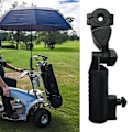 Miniatyrbillede 7 af 8: Paraplyholder Justerbart klemmestativ Universal Sort Vogn Paraplyholder til vogn Barnevogn Kørestol