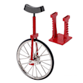 Miniatyrbild 1 av 7: Enhjuling modell Simulerad livfull design Vacker utsökt texturerad legering mini enhjuls cykel prydnad leksak
