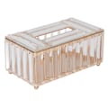 Miniatyrbild 3 av 8: Tissues Box Guldpläteringsprocess Fint utförande Enkelt mode Multipurpose Tissue Storage BoxGold