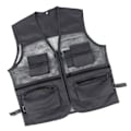 Miniatyrbild 3 av 8: Militärväst Slitstark ventilerande Multi Pocket Mesh fiskeväst för utomhusaktiviteter XL Mörkgrå