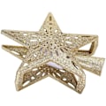 Miniatyrbild 8 av 8: LED Snowflake projektorlampa Ljus Snowflake Roterande juldekoration GoldenUS Plug 110V