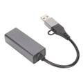 Pikkukuva 5 / 8: Type-C RJ45 -sovitin 10 100 1000 Mbps Itseohjautuva USB 3.0 2.0 Tukee USB C - Ethernet -sovitinta kannettavalle tietokoneelle tablet-laitteelle