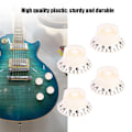 Miniatyrbild 7 av 8: 4 st Speed ​​Tone Volymkontrollrattar för EPI LP elgitarr (Vit Svart)