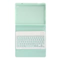Miniatyrbillede 4 af 8: Tablet Tastatur UK Layout BT Forbindelse 32,8ft Kontrol Beskyttelsesetui Trådløst Tastatur til IOS Tablet Air 3 Pro 10,5 tommer Grøn