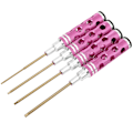 Miniatyrbillede 8 af 8: 4 stk. Hex Driver Nøglesæt 1,5 mm 2,0 mm 2,5 mm 3,0 mm RC Hex Sokkel Skruetrækker til RC Modelbil Båd Lilla