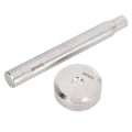 Miniatyrbillede 8 af 8: 9 mm dobbeltsidet nitstansning Læder Håndværk Knappen Installation Værktøj Setter Base Kit
