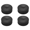 Miniatyrbild 7 av 8: 4st RC gummidäck 65 mm stängda däck med bågmönster för WLToys 144001 RC 1/14 terrängfordon