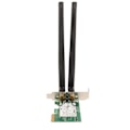 Miniatyrbild 2 av 8: AR5BDT92 AR9280 300Mbps PCIE WiFi-kort 2,4GHz 5GHz Dual Band 802.11a/b/g/n Halvhöjd nätverkskortadapter för Windows
