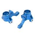 Miniatyrbilde 3 av 8: RC Bil Styringskopp Aluminiumslegering Oppgradering Knuckle Arm for Traxxas 4 Tec C8 1/10 Kjøretøy 1 Par Blå