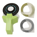 Miniatyrbillede 2 af 7: Prægningsmærkemaskine Grøn Nem håndtering Ergonomisk design Bærbar etiketfremstillingsprægning med bånd til håndværk DIY