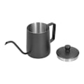 Miniatyrbild 7 av 8: 350 ml PTFE-kaffekokare med lock 304 rostfritt stål hälla över kaffekanna för hemmakontor Svart