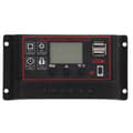 Solcellsladdningsregulator Solpanelbatteri Intelligent Regulator med Dubbla USB-portar 12V/24V PWM Automatisk Parameter Justerbar LCD-display 90A