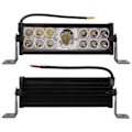 Pikkukuva 7 / 8: 10 tuuman 120W 12000LM Valkoinen Amber LED Työvalot IP67 Suojaus Ajovalo Off Road Valo Pidikkeellä