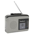 Miniatyrbild 6 av 8: Bärbar Kassettbandspelare AM FM Radio Bandspelare Stöder 2 Strömförsörjningsmetoder Svart Grå