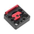 Miniatyrbild 6 av 8: Dowel Maker Jig Justerbar Aluminiumlegering 8-håls elektrisk borrfräsning Massivt trä Rundstång Träbearbetningshjälpverktyg