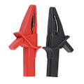 Miniatyrbillede 7 af 7: 2 stk. montering af DSO3064 HT18A Store Delfin Gator Clips Rød Sort til Oscilloskop