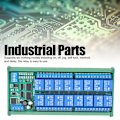 Miniatyrbild 7 av 7: 12V 6-kanals RS485-relä PLC elektrisk expansionsmodul för RTU-protokollfjärrkontroll R4D3B16-R med DIN-skena låda