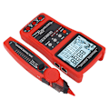 Miniatyrbilde 5 av 8: Multifunksjonell kabelsporer CAT5 CAT6 nettverkskabeltester Line Finder Digital kretsanalysator med batteri