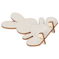 Miniatyrbilde 8 av 8: 90 stk. Kaninutklipp i tre, Ubehandlede trefliser, DIY Hjemmedekorasjon, 3D Ornament