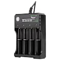 Miniatyrbilde 4 av 8: 4-plasser Universal USB Smart Batterilader for 18650 oppladbart batteri